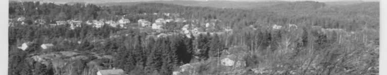 Utsikt från Burshäll ~50-talet